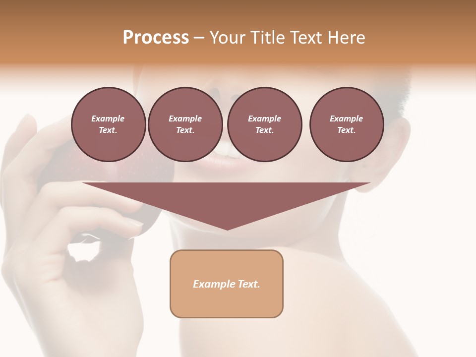 Pretty Young Lady PowerPoint Template