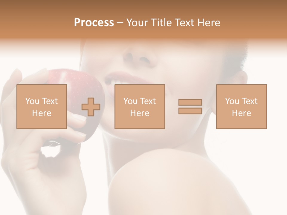 Pretty Young Lady PowerPoint Template