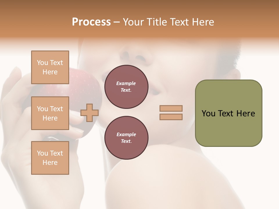 Pretty Young Lady PowerPoint Template