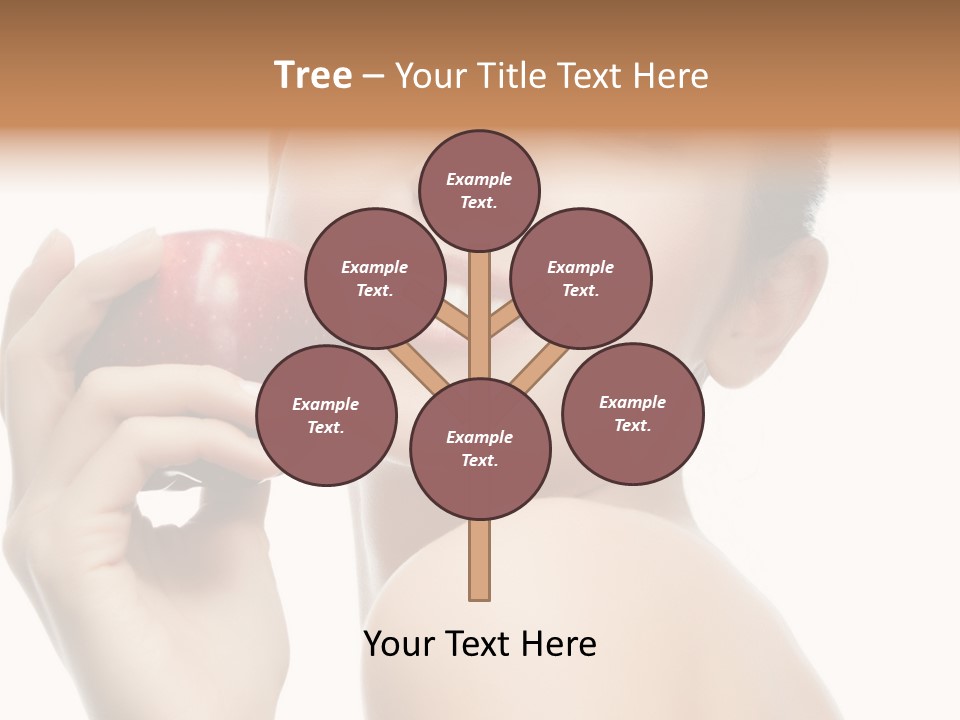 Pretty Young Lady PowerPoint Template