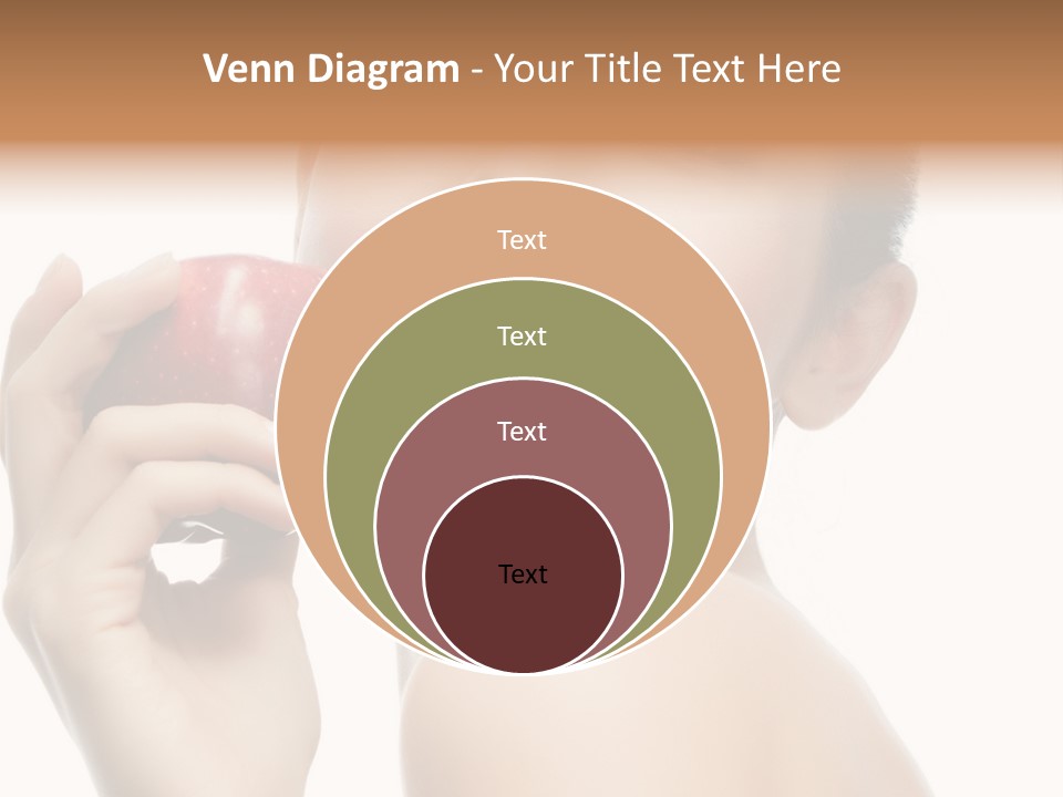 Pretty Young Lady PowerPoint Template