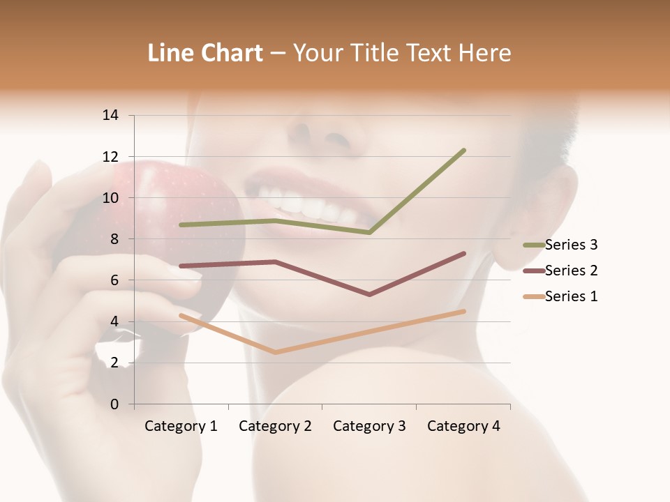 Pretty Young Lady PowerPoint Template