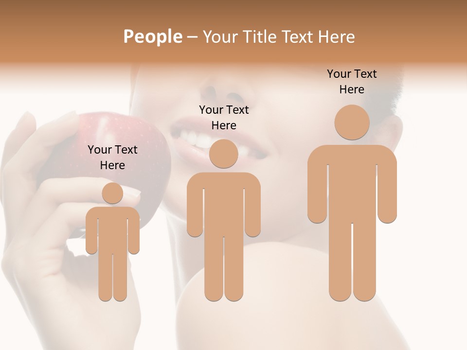 Pretty Young Lady PowerPoint Template