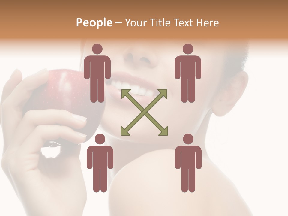 Pretty Young Lady PowerPoint Template