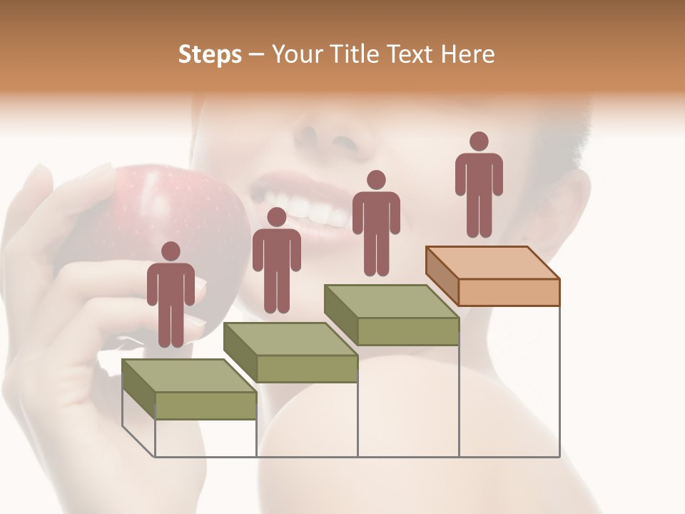 Pretty Young Lady PowerPoint Template