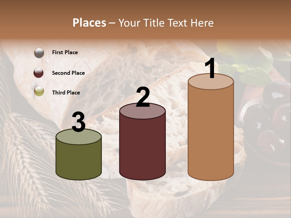 Olive Cereal Fiber PowerPoint Template