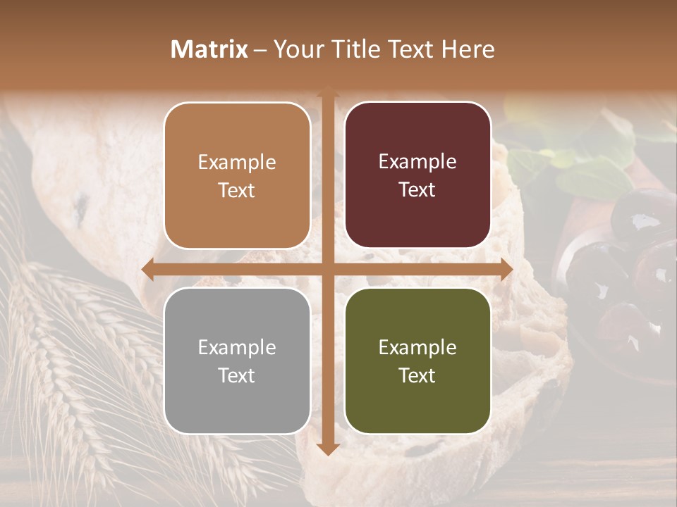 Olive Cereal Fiber PowerPoint Template