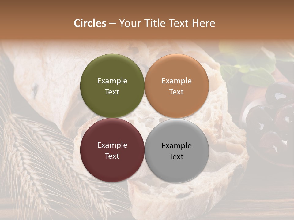 Olive Cereal Fiber PowerPoint Template