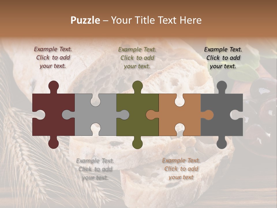 Olive Cereal Fiber PowerPoint Template