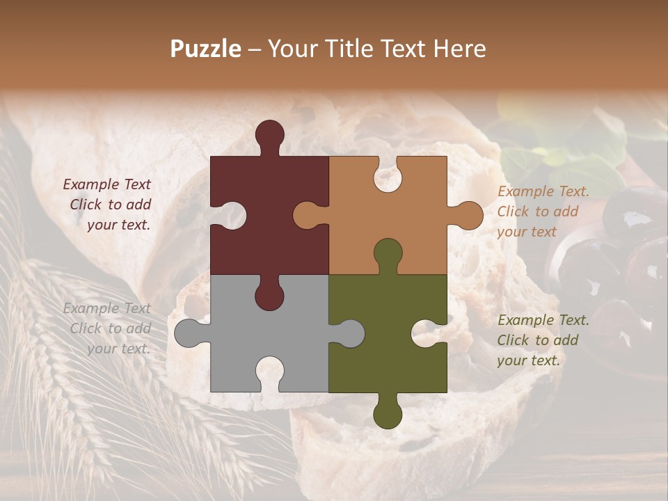 Olive Cereal Fiber PowerPoint Template