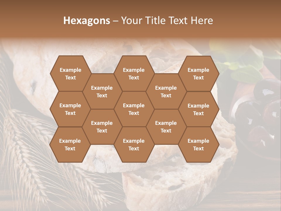 Olive Cereal Fiber PowerPoint Template