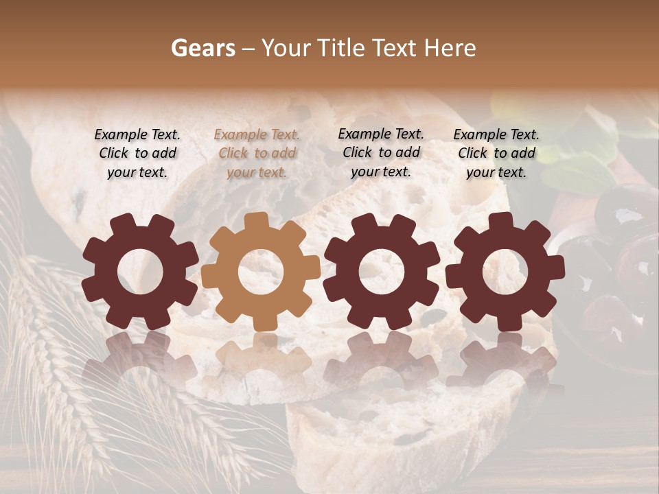 Olive Cereal Fiber PowerPoint Template