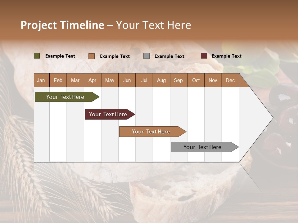 Olive Cereal Fiber PowerPoint Template