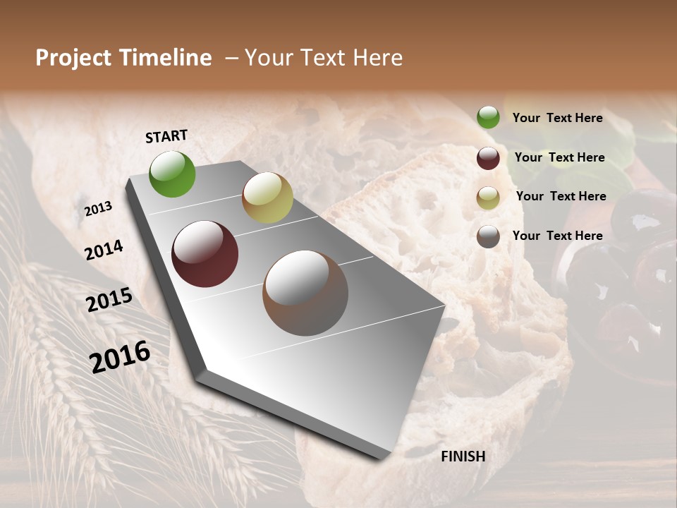Olive Cereal Fiber PowerPoint Template