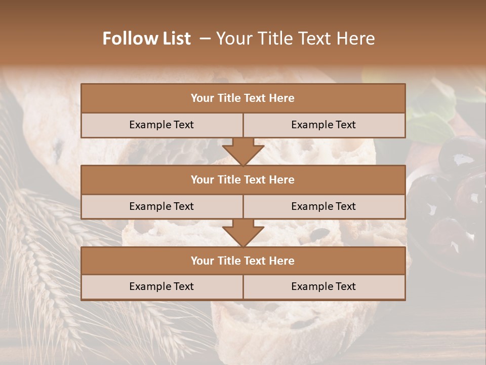 Olive Cereal Fiber PowerPoint Template