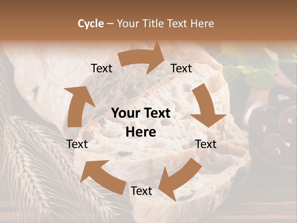 Olive Cereal Fiber PowerPoint Template