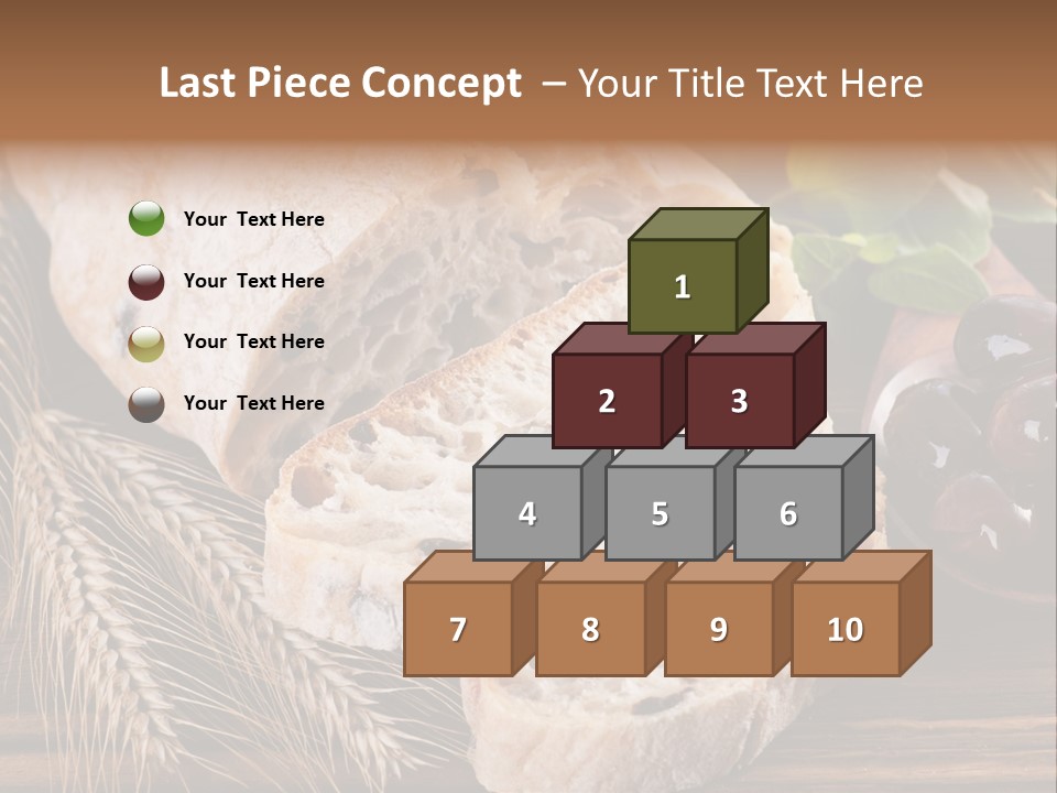 Olive Cereal Fiber PowerPoint Template