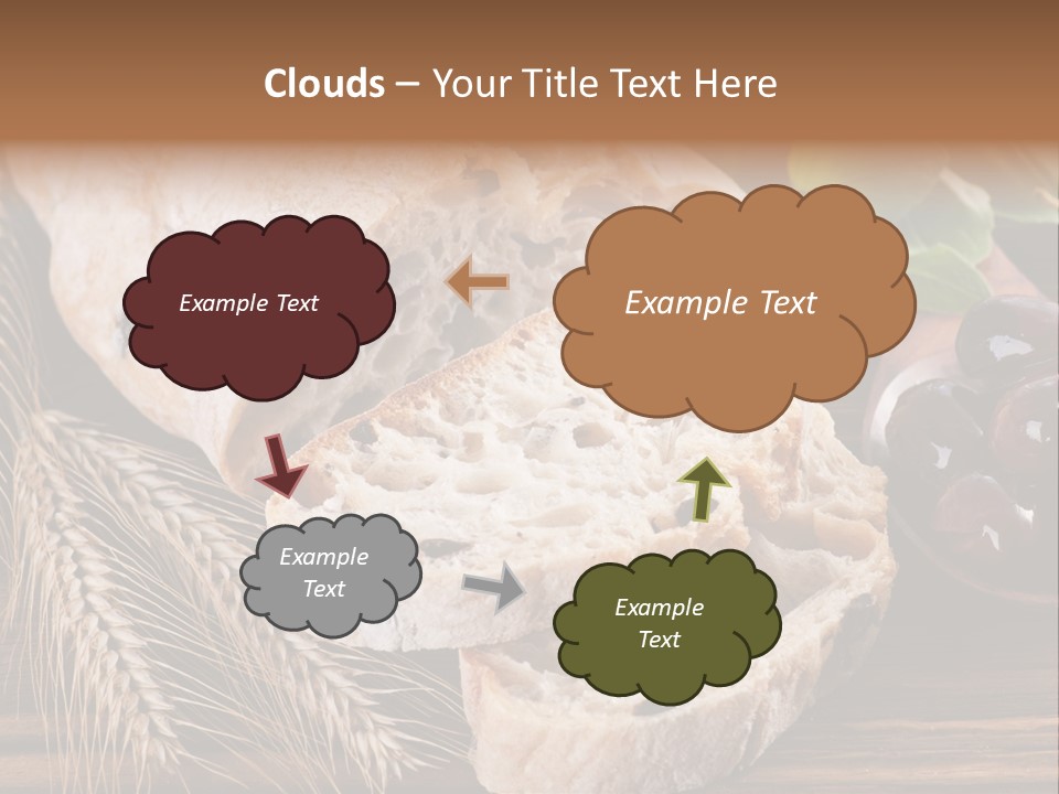 Olive Cereal Fiber PowerPoint Template