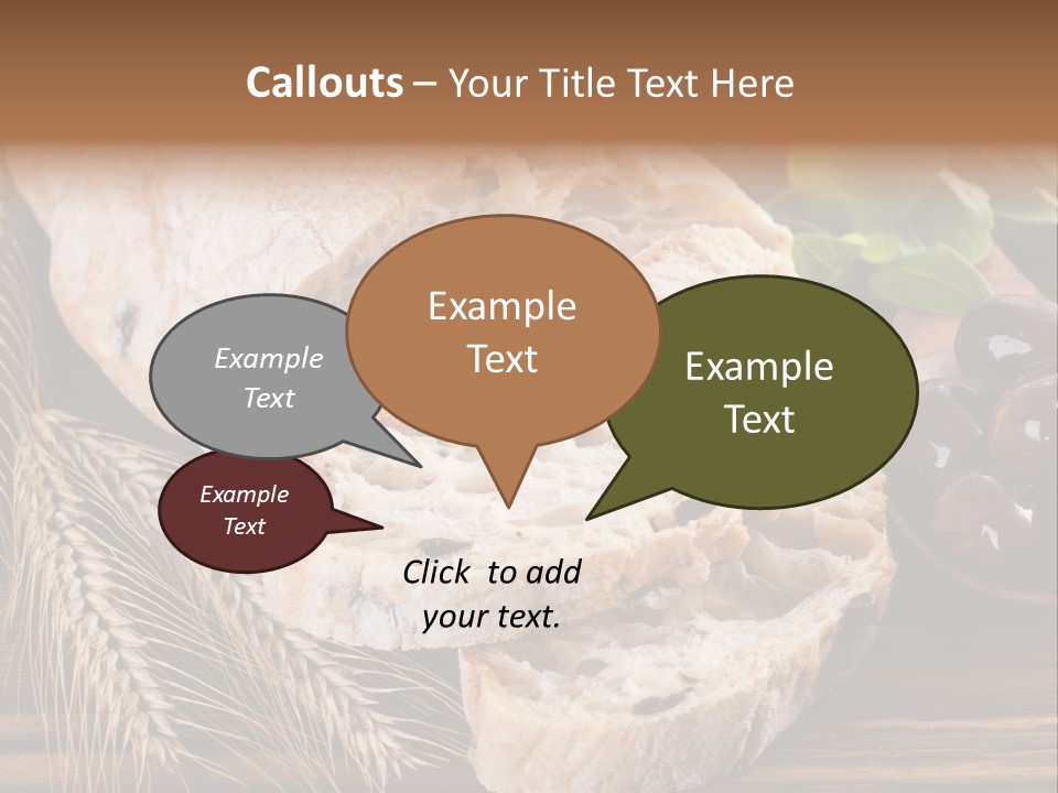 Olive Cereal Fiber PowerPoint Template