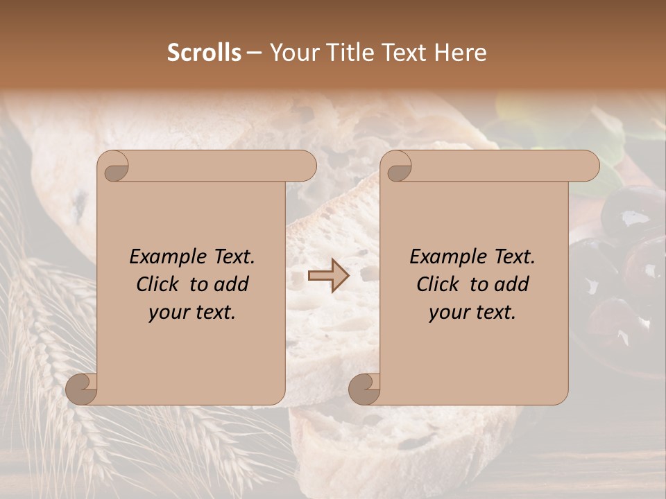 Olive Cereal Fiber PowerPoint Template