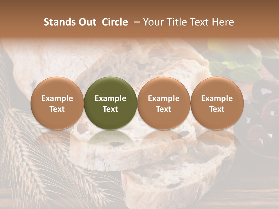 Olive Cereal Fiber PowerPoint Template