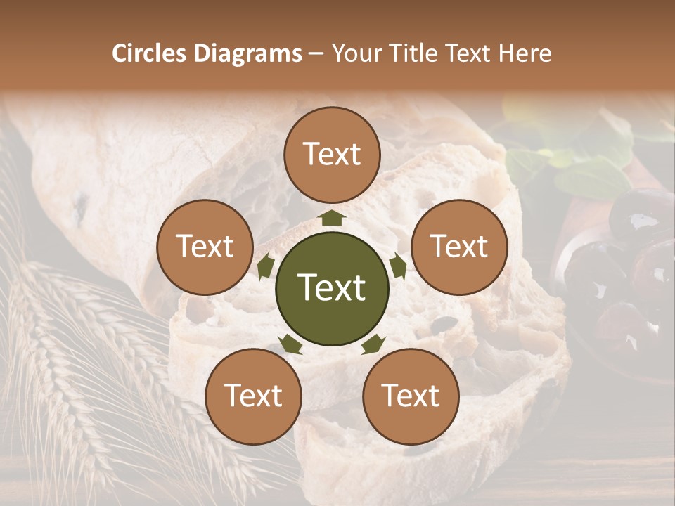 Olive Cereal Fiber PowerPoint Template