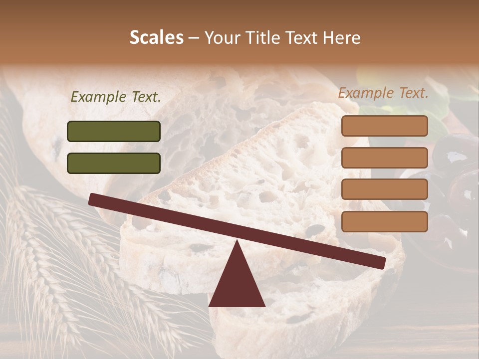 Olive Cereal Fiber PowerPoint Template