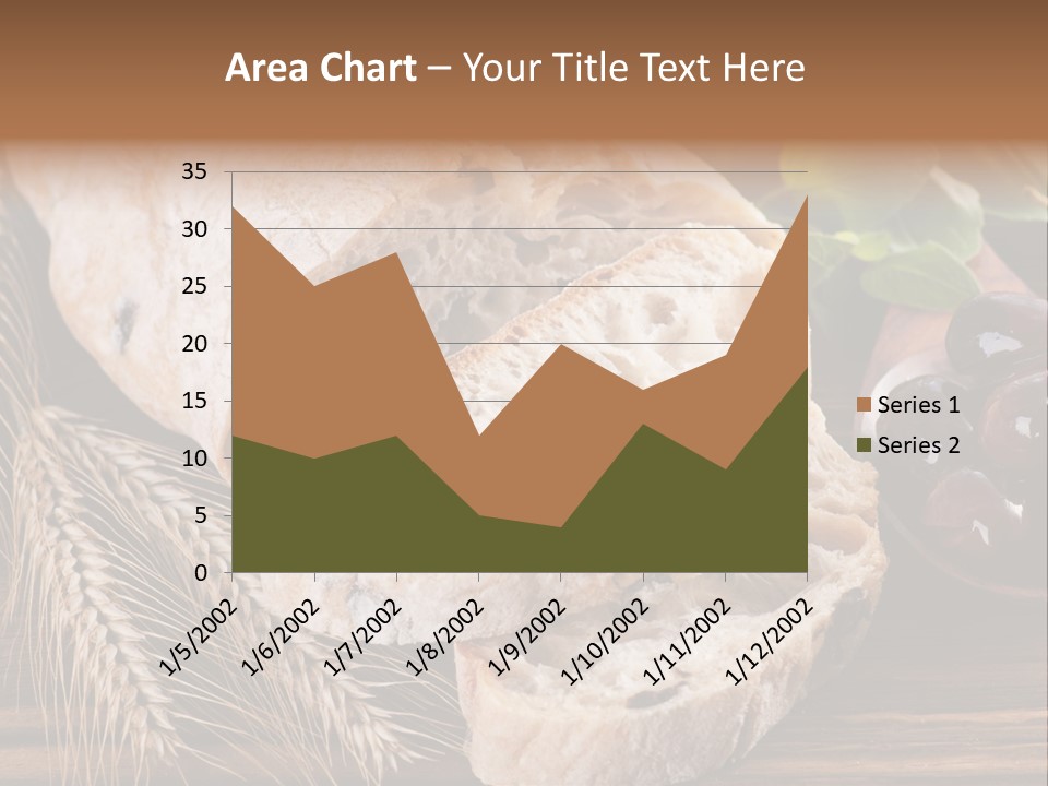Olive Cereal Fiber PowerPoint Template