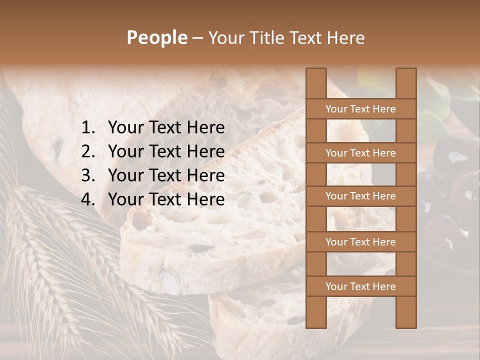 Olive Cereal Fiber PowerPoint Template