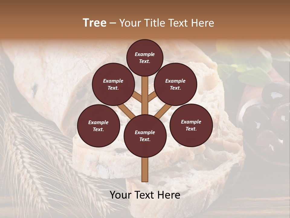 Olive Cereal Fiber PowerPoint Template