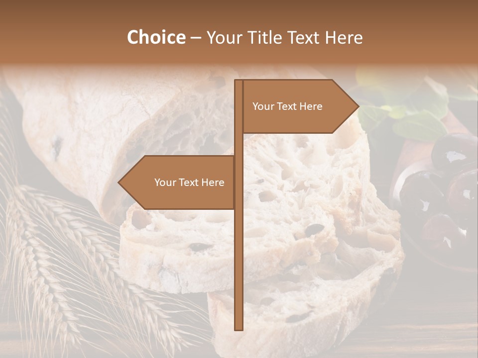 Olive Cereal Fiber PowerPoint Template