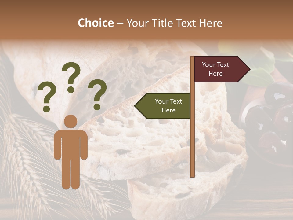 Olive Cereal Fiber PowerPoint Template