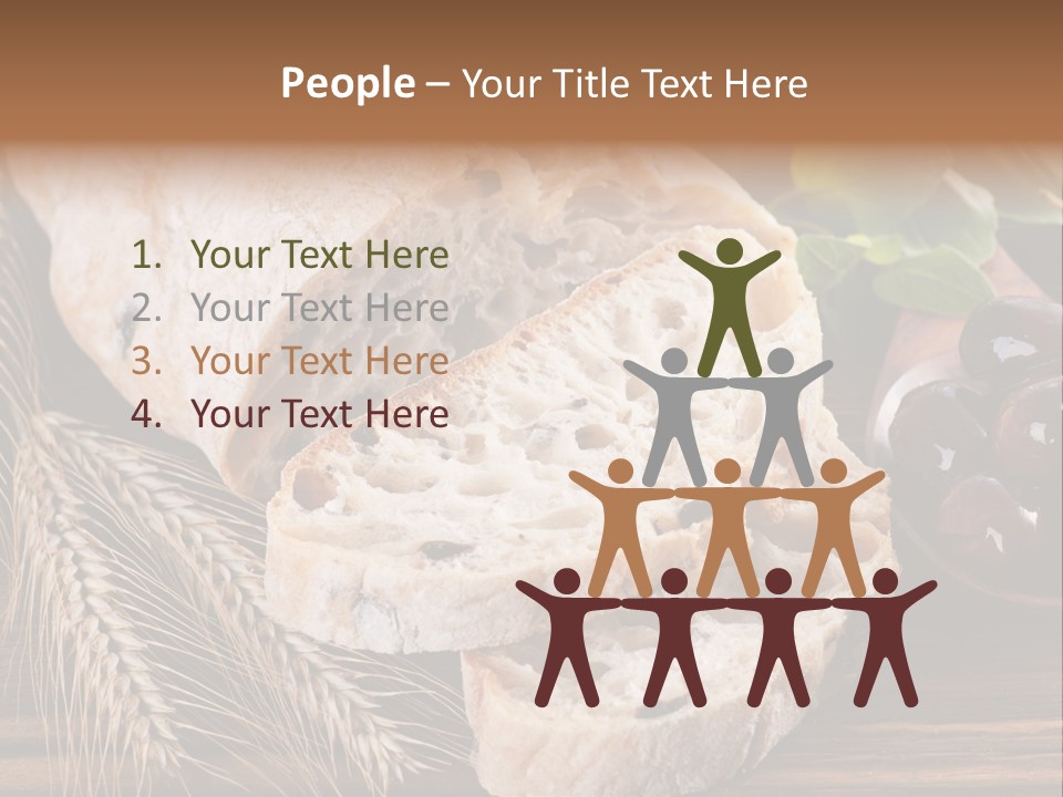 Olive Cereal Fiber PowerPoint Template