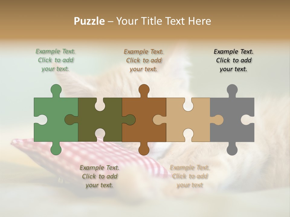 Bedding Background Comfortable PowerPoint Template