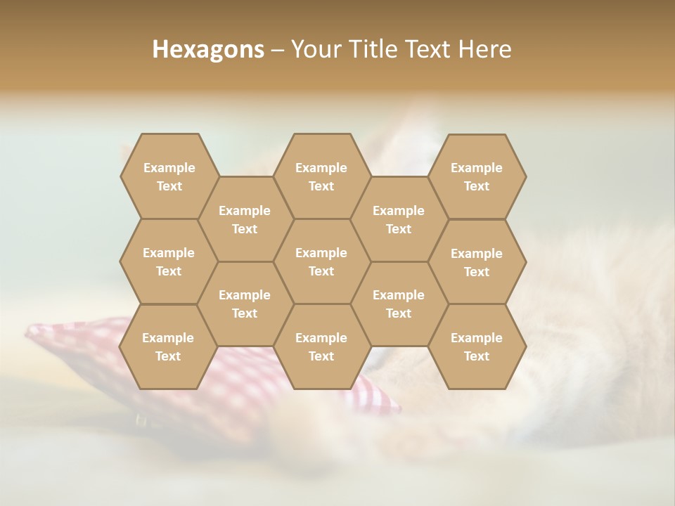 Bedding Background Comfortable PowerPoint Template