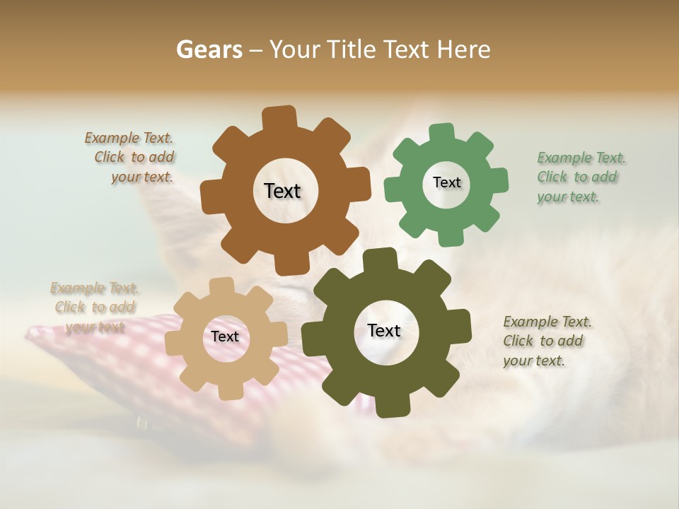 Bedding Background Comfortable PowerPoint Template