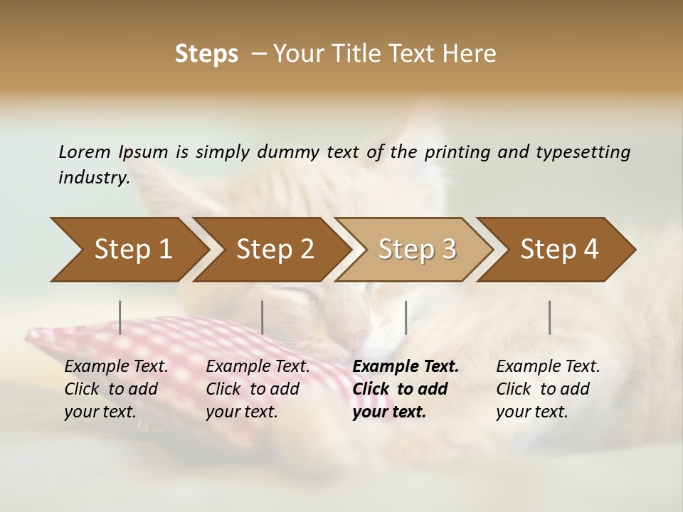 Bedding Background Comfortable PowerPoint Template