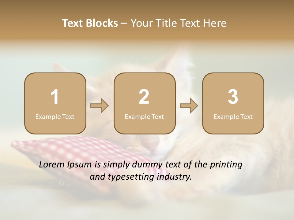 Bedding Background Comfortable PowerPoint Template