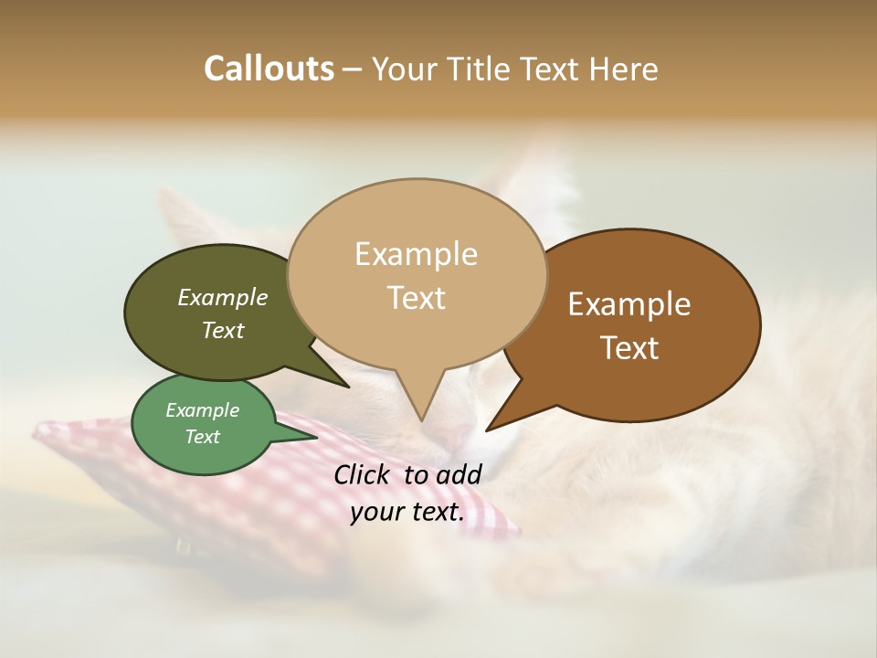 Bedding Background Comfortable PowerPoint Template