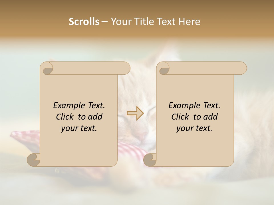 Bedding Background Comfortable PowerPoint Template