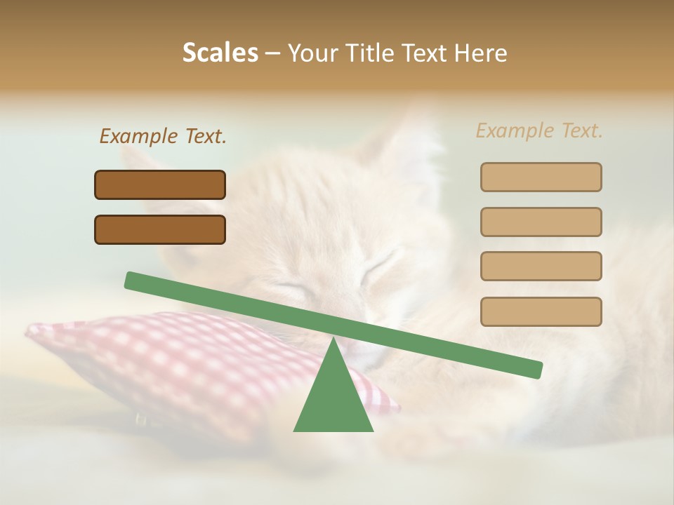 Bedding Background Comfortable PowerPoint Template