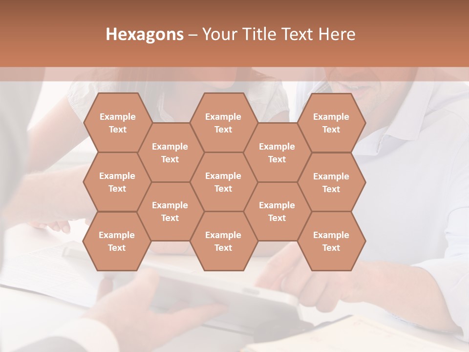 Smiling Caucasian Business PowerPoint Template