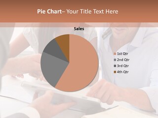 Smiling Caucasian Business PowerPoint Template