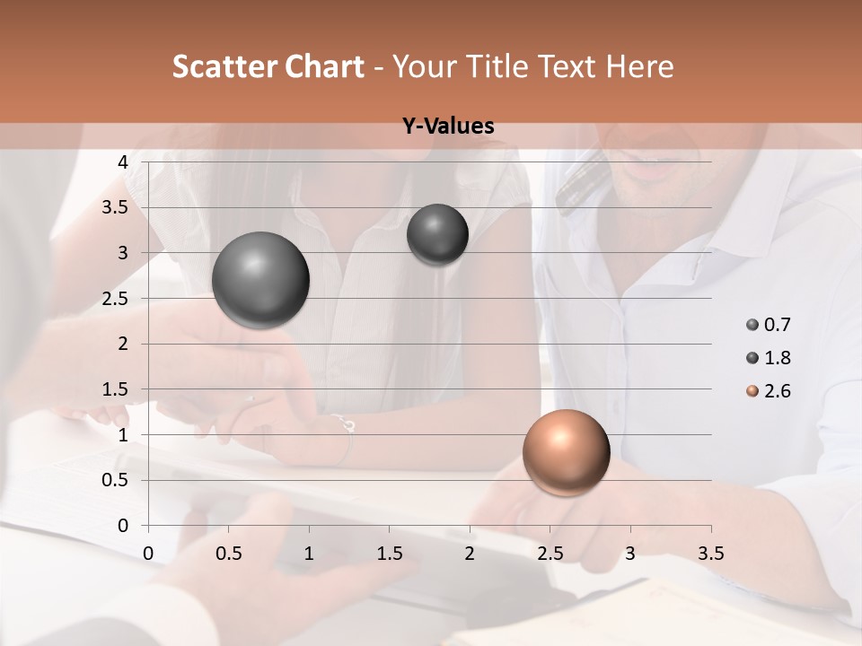 Smiling Caucasian Business PowerPoint Template