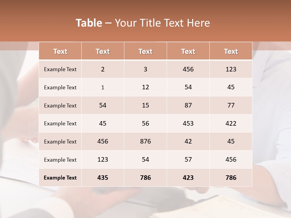 Smiling Caucasian Business PowerPoint Template