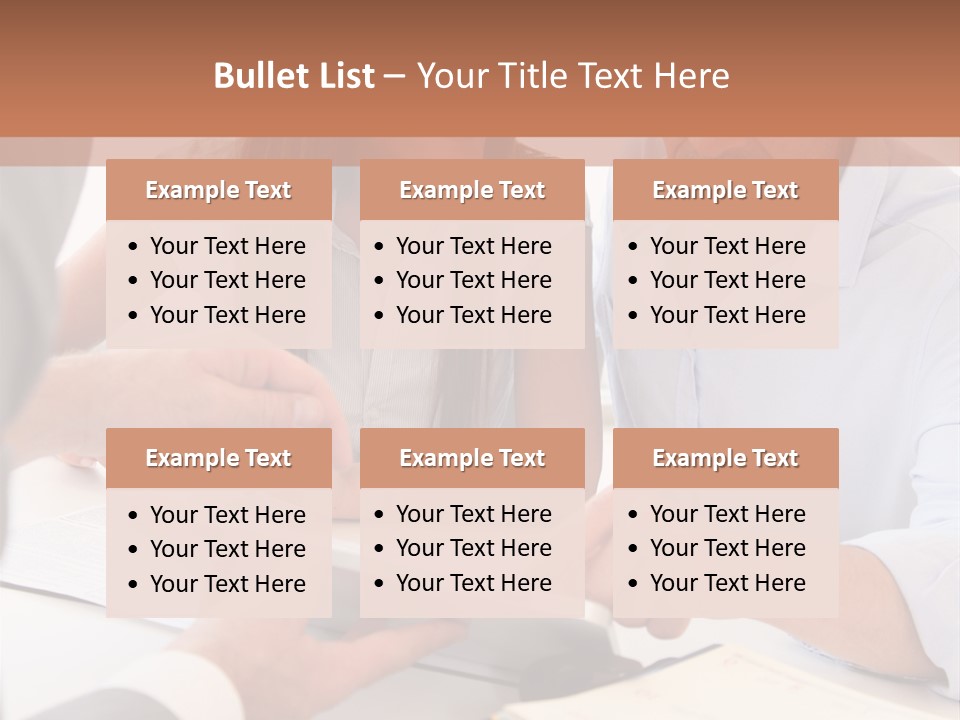 Smiling Caucasian Business PowerPoint Template