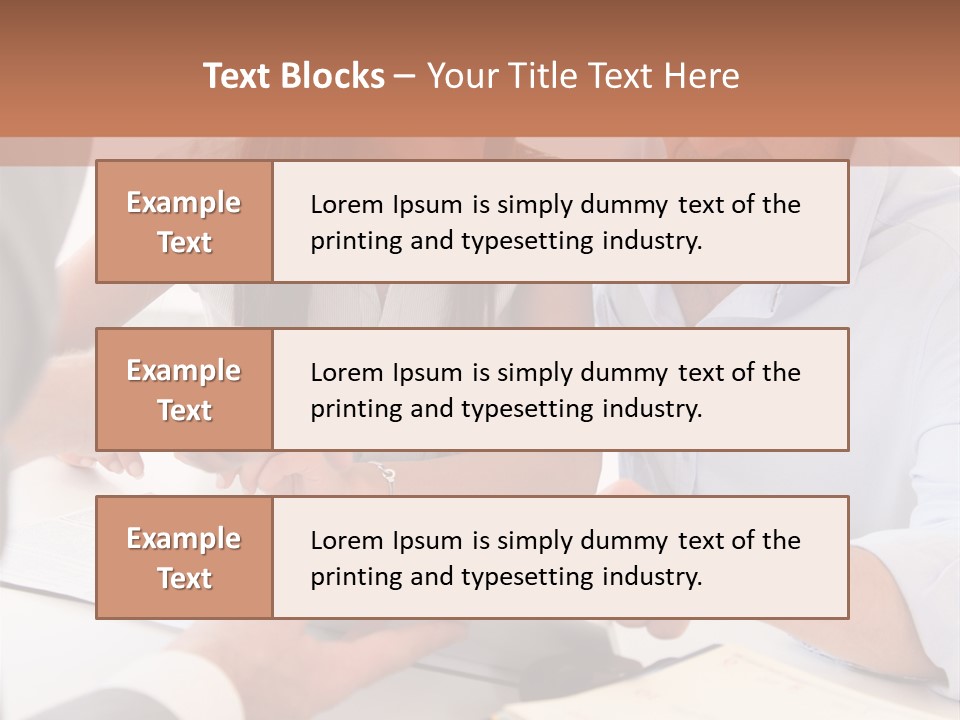 Smiling Caucasian Business PowerPoint Template