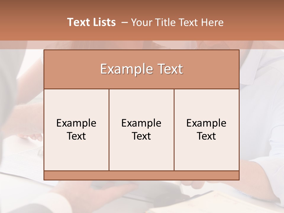 Smiling Caucasian Business PowerPoint Template