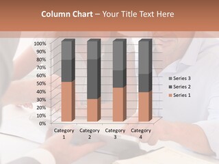 Smiling Caucasian Business PowerPoint Template