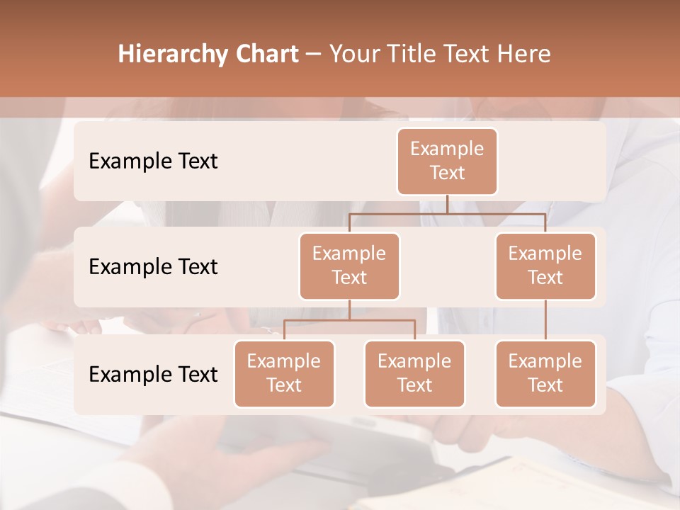 Smiling Caucasian Business PowerPoint Template